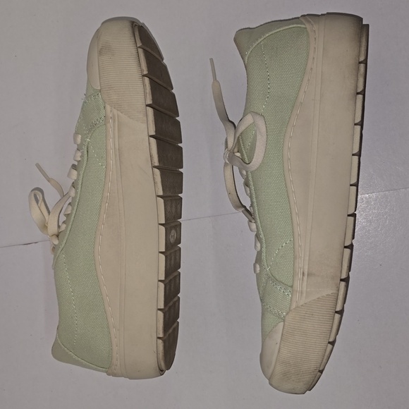 Dr. Scholl's Light Green Canvas Sneakers Womens Size 10 - Picture 16 of 16